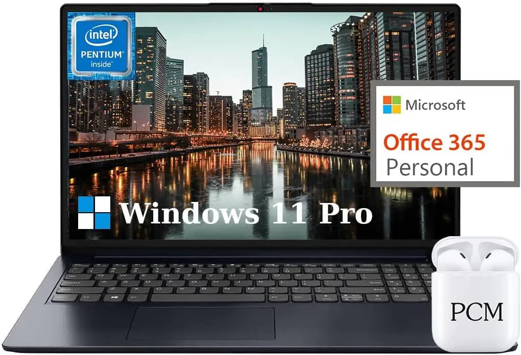 Lenovo 15 Inch Laptop Ideapad 1 Computer PC FHD 15.6 Laptop College Students Business Intel Notebook Laptop Microsoft Office 365 1Y 20GB RAM 1TB SSD Windows 11 Pro Numeric Keyboard Webcam HDMI