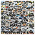 Truck Stickers 100PCS Waterproof Vinyl Dirt Bike Stickers for Decorating Water Bottles Laptops Helmets Skateboards Cell Phone Cases Bikes